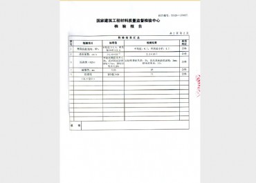 檢測報告